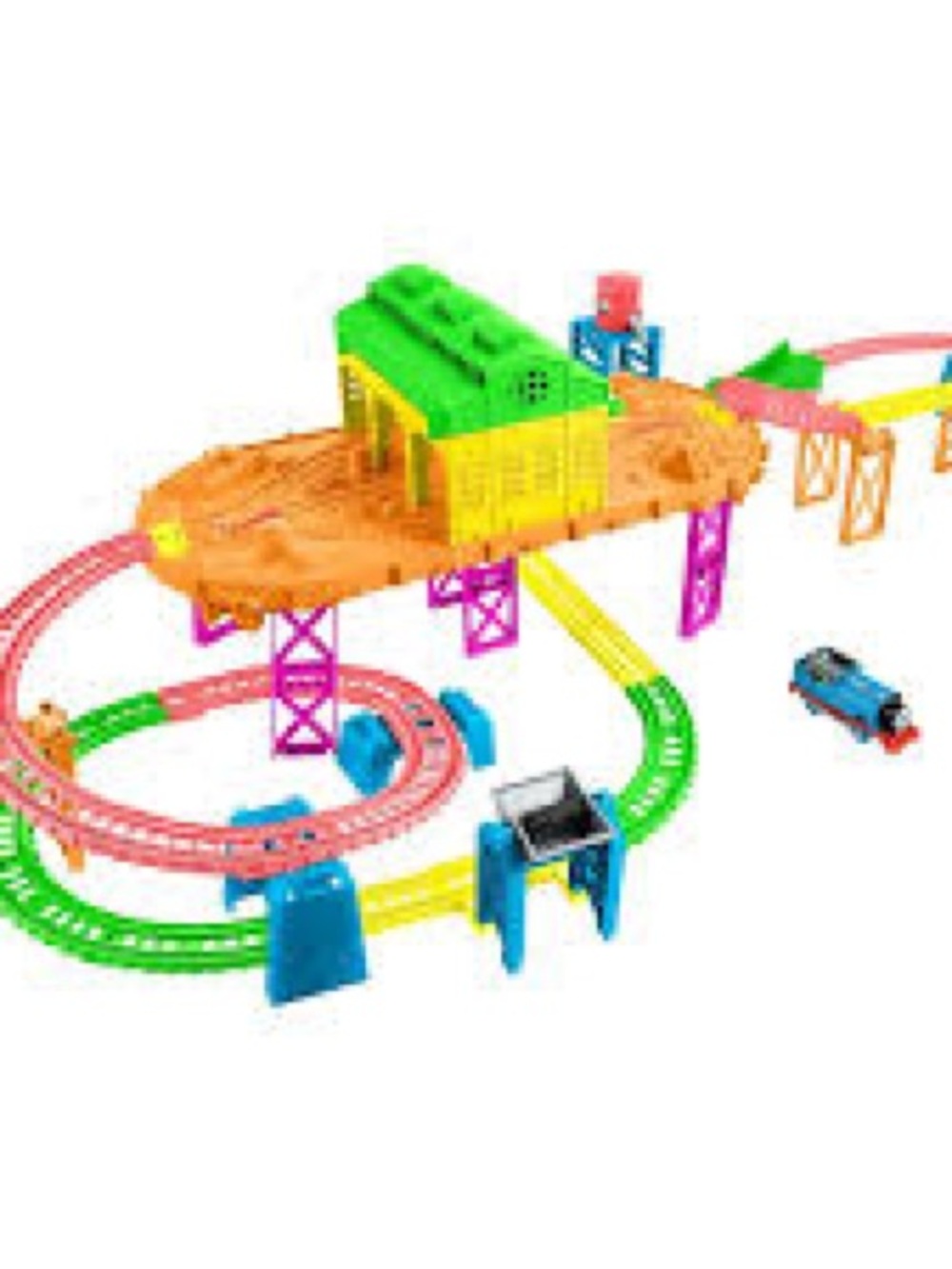 Thomas & Friends Bright Multicolor Elevated Track Set with no trains
